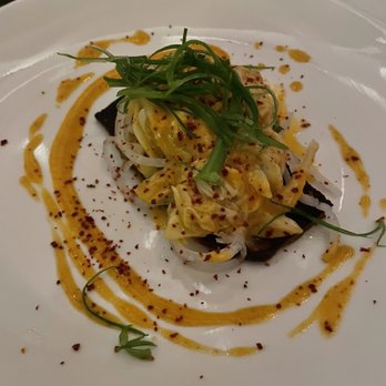 TRIS - Butter poached crab - New American Near Me - The Woodlands, Texas TRIS - Butter poached crab - New American Near Me - The Woodlands, Texas