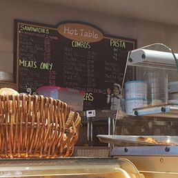 Hot Table menu