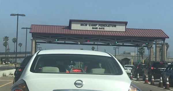 Camp Pendleton Main Gate by null