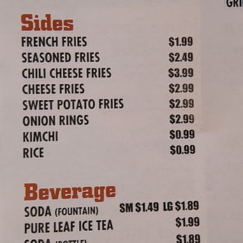 Corner Grille - Sides Menu - Korean Near Me - Van Nuys, California Corner Grille - Sides Menu - Korean Near Me - Van Nuys, California