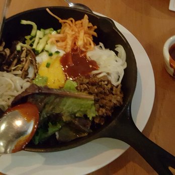 Chan Seattle - Skillet Bibimbap (Beef) - Asian Fusion Near Me - Seattle, Washington