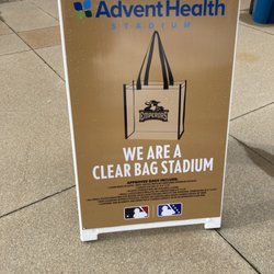 Rome Braves - Clear bag stadium