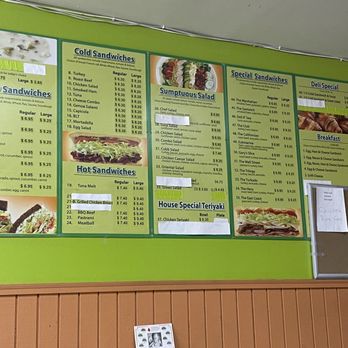 C & A Sandwich - MENU as of AUGUST 2023 (no pricing for drinks & the chips pricing are handwritten on rack) $1.25 for regular chips $1.50 for kettle chips - Sandwiches Near Me - La Mirada, California