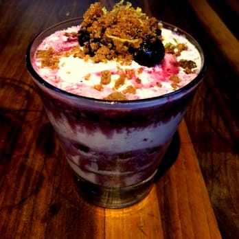 Manhattan Beach Post - Soft serve vanilla bean ice cream with blueberry and graham cracker crumble - New American Near Me - Manhattan Beach, California Manhattan Beach Post - Soft serve vanilla bean ice cream with blueberry and graham cracker crumble - New American Near Me - Manhattan Beach, California