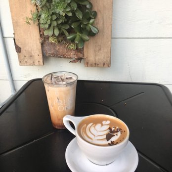 The Press Espresso - A hot Belgian Mocha and an iced Mayan Mocha. - Bakeries Near Me - Temecula, California The Press Espresso - A hot Belgian Mocha and an iced Mayan Mocha. - Bakeries Near Me - Temecula, California