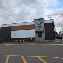 Starbucks - The drive-thru pickup window