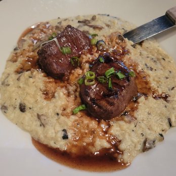 Stockholm's Restaurant & Brewery - Filet Mignon mushroom risotto - Breweries Near Me - Geneva, Illinois Stockholm's Restaurant & Brewery - Filet Mignon mushroom risotto - Breweries Near Me - Geneva, Illinois