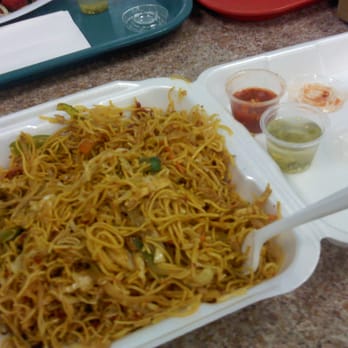 Chinese Dhaba - Chili Garlic Noodles (with Chicken) - Indian Near Me - Norcross, Georgia