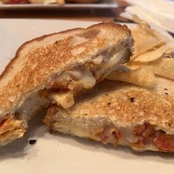 Liberty Ale House - Lobster grilled cheese with really good chips