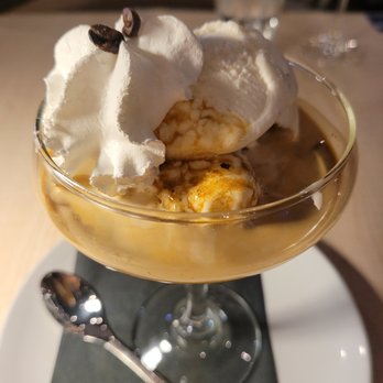Garbatella - Affogato with whip cream and vanilla gelato. - Italian Near Me - Chula Vista, California
