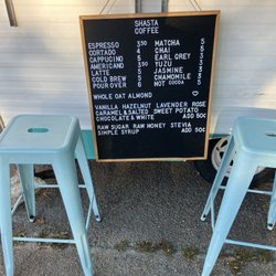 Shasta Coffee - Menu