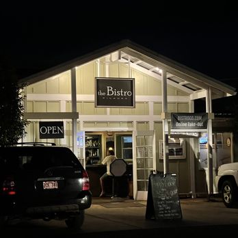 The Bistro - the outside of a restaurant at night - Seafood Near Me - Kilauea, Hawaii The Bistro - the outside of a restaurant at night - Seafood Near Me - Kilauea, Hawaii