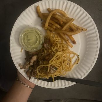 Nguyen’s Kitchen - Garlic Noodles (Protein) Cajun Garlic Fries - Vietnamese Near Me - Long Beach, California