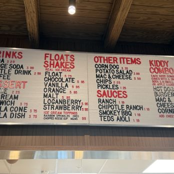 Ted's Hot Dogs - Menu part 2 - Hot Dogs Near Me - Chandler, Arizona Ted's Hot Dogs - Menu part 2 - Hot Dogs Near Me - Chandler, Arizona
