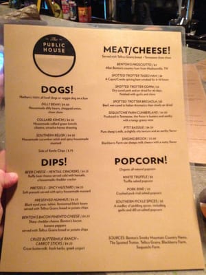 Menu photo 8 The Public House Knoxville, TN