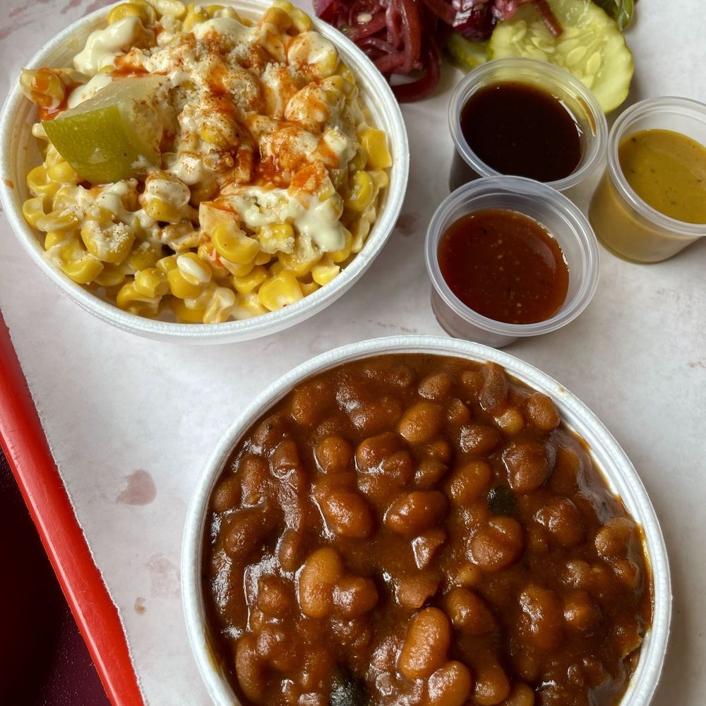 Chef J BBQ - Hickory pit bbq beans Smoked elotes - Barbeque Near Me - Kansas City, Missouri