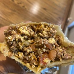 A very very good breakfast burrito! A very very good breakfast burrito!