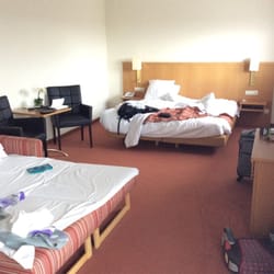 Hotel Van Der Valk - Charleroi Airport - A post, late-night-with-kids, room photo.