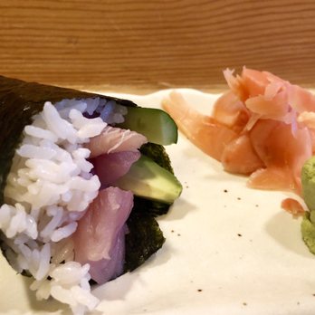 Koba Sushi - Spicy albacore handroll-- crunchy cucumber and creamy avocado with delicious fish. - Sushi Bars Near Me - Ventura, California