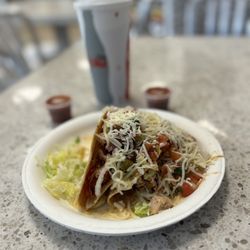 Cancun Mexican & Seafood - Crispy chicken tacos. Great price!