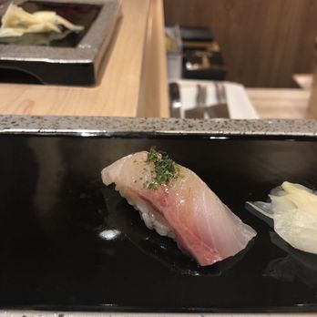 Omakase Yume - Kanpachi (amberjack) - Sushi Bars Near Me - Chicago, Illinois Omakase Yume - Kanpachi (amberjack) - Sushi Bars Near Me - Chicago, Illinois