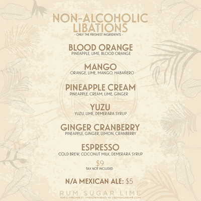 Menu photo 6 Rum Sugar Lime Reno, NV Menu photo 6 Rum Sugar Lime Reno, NV