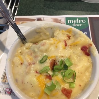 Metro Diner - Loaded baked potato soup! Cheese, bacon, scallions....try a cup or a bowl! - Diners Near Me - Birmingham, Alabama