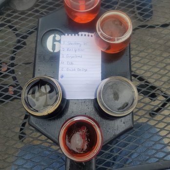 Triton Brewing Company - Flight of beers - Breweries Near Me - Indianapolis, Indiana
