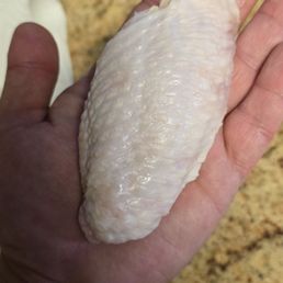 Supposed to be chicken wings but looks like turkey wing