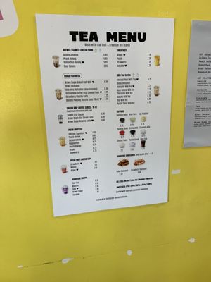 Menu photo 2 San San Tea House San Leandro, CA