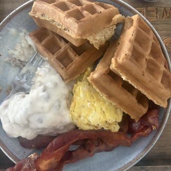 City Cafe - Waffle, egg, bacon, biscuit and gravy - American Near Me - Holly Ridge, North Carolina City Cafe - Waffle, egg, bacon, biscuit and gravy - American Near Me - Holly Ridge, North Carolina