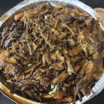 Fatima's Grill - Large BBQ brisket fries $14 - Mediterranean Near Me - Downey, California
