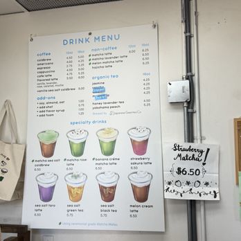 Lagu Cafe - Drink menu on the wall, October 2026 - Cafes Near Me - Irvine, California Lagu Cafe - Drink menu on the wall, October 2026 - Cafes Near Me - Irvine, California