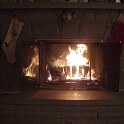 Astrological interpretations in front of the roaring fireplace in the winter.