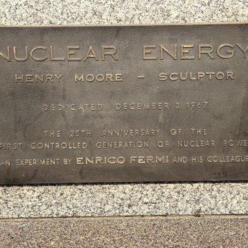 Nuclear Energy Sculpture - Nuclear Energy by Henry Moore - Public Art Near Me - Chicago, Illinois