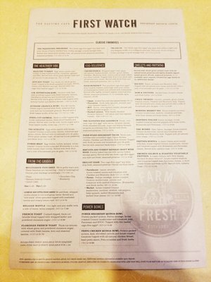 Menu photo 7 First Watch Akron, OH