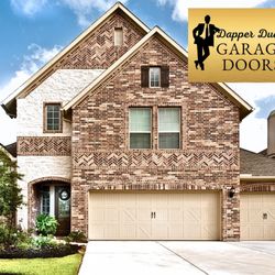 Dapper Dudes Garage Doors - Custom ordered door for nice, elegant home.
