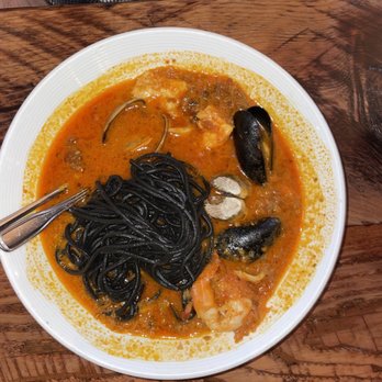 Marzano Italian Restaurant - Squid ink seafood pasta - Italian Near Me - Tacoma, Washington Marzano Italian Restaurant - Squid ink seafood pasta - Italian Near Me - Tacoma, Washington