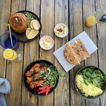 ala - tawook strips, smashed adana burger, crab omelette - Mediterranean Near Me - Washington, DC, District of Columbia
