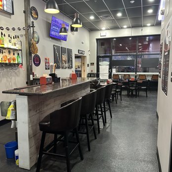 Papa Saverio's Pizzeria - Side view of bar area. There's tables in front and the nook that we sat in. - Pizza Near Me - Huntley, Illinois Papa Saverio's Pizzeria - Side view of bar area. There's tables in front and the nook that we sat in. - Pizza Near Me - Huntley, Illinois