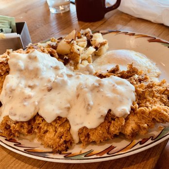Brookfields Restaurant - 03.10.19 Chicken Fried Steak and eggs - American Near Me - Roseville, California