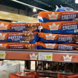 Hen House Market - 08/02/2022 - King's Hawaiian pretzel slider & hamburger buns $5.49 each