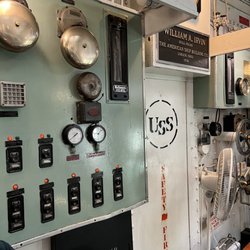 William A Irvin - Engine room: panels