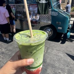 Strawberry matcha Strawberry matcha