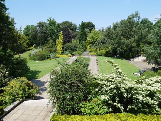 The Hill Garden and Pergola by null