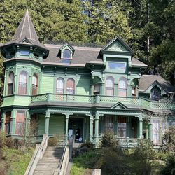 Shelton-McMurphey-Johnson House - Close up view of the home
