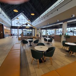 Iroquois Travel Plaza - Starbucks to the left.
