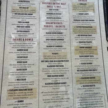 Flatlands Bourbon And Bayou - menu - Cajun/Creole Near Me - Alpharetta, Georgia Flatlands Bourbon And Bayou - menu - Cajun/Creole Near Me - Alpharetta, Georgia