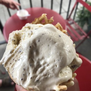Bright's Candies - Cookie Dough Ice Cream in Waffle Cone - Candy Stores Near Me - Walla Walla, Washington Bright's Candies - Cookie Dough Ice Cream in Waffle Cone - Candy Stores Near Me - Walla Walla, Washington