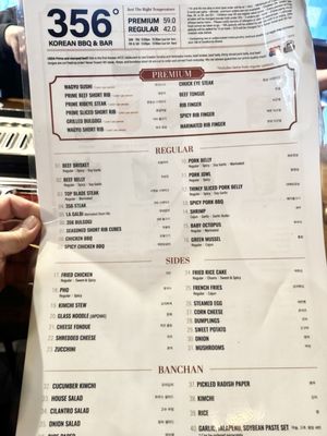 Menu photo 4 356 Korean BBQ & Bar Eastvale, CA